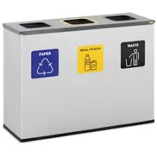 CAIXOTE DO LIXO PARA RECLCLAGEM EM PVC OU EM INOX